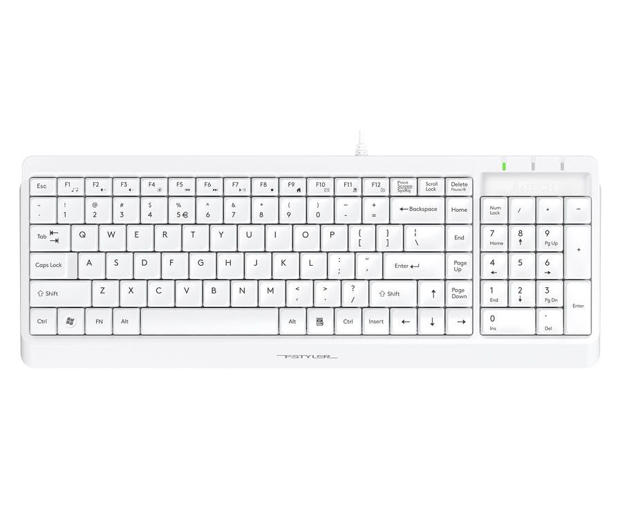 Клавиатура A4 Tech Fstyler FK15 белый USB