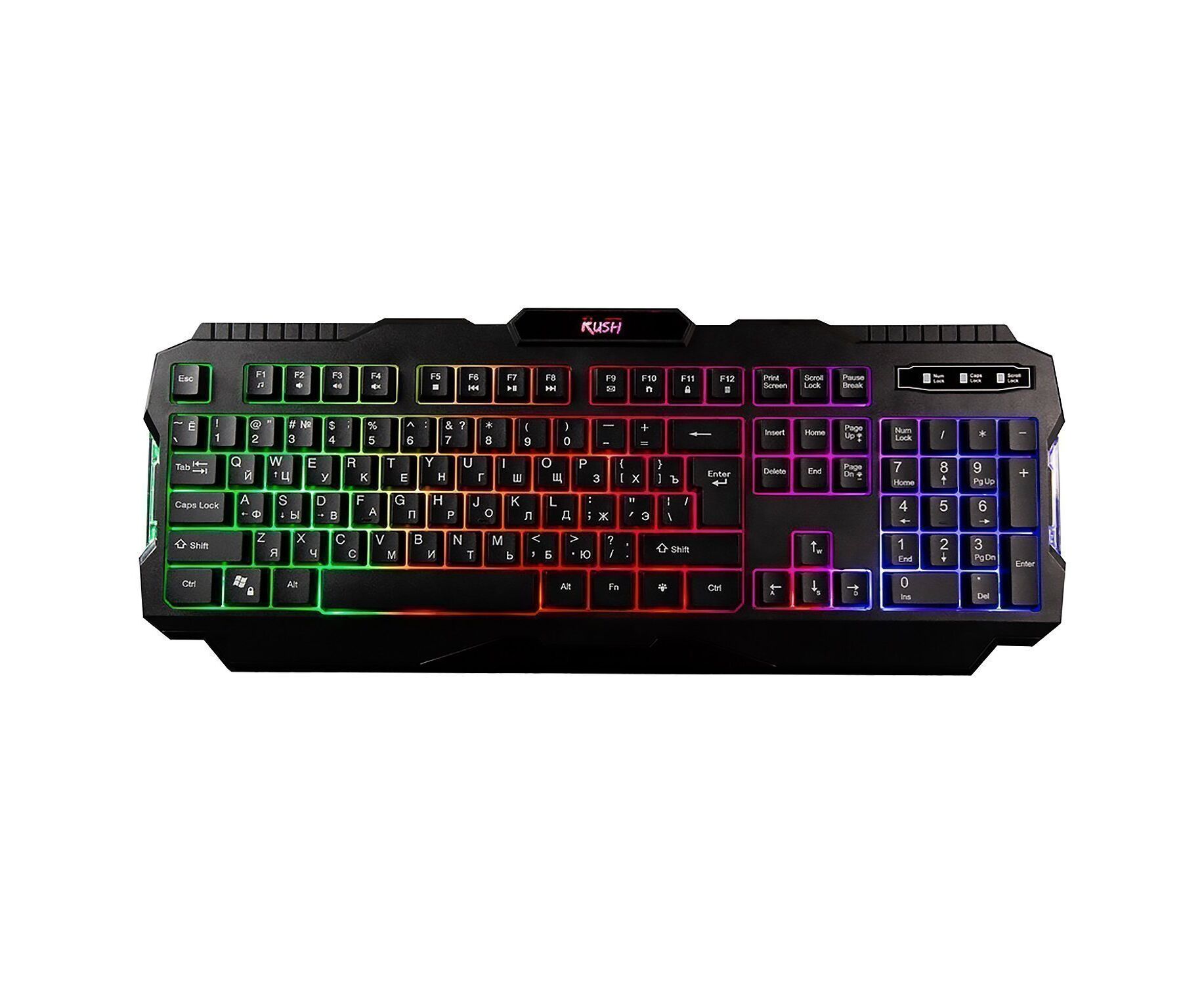 Клавиатура Smart Buy SBK-308 G-K RUSH Warrior игровая (black)