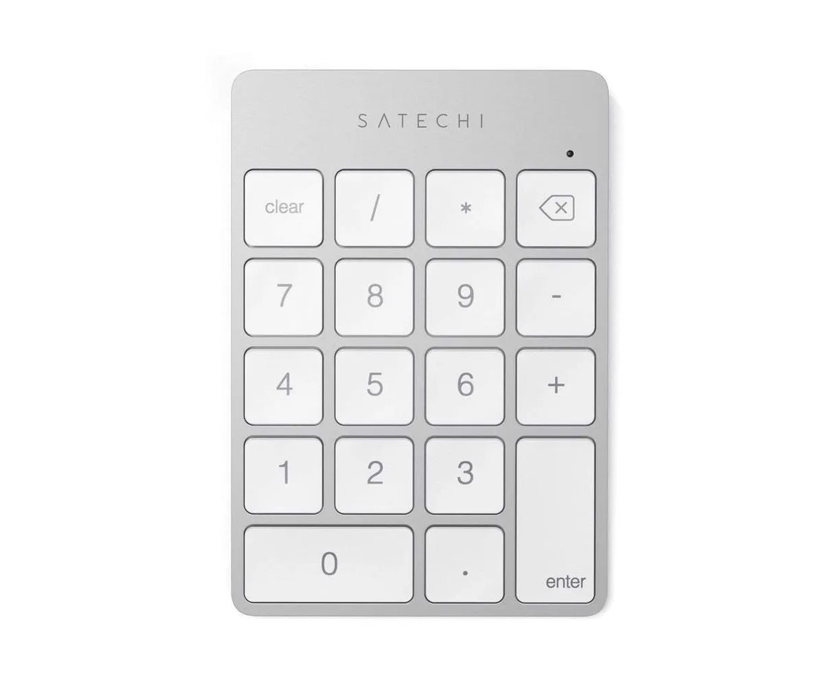 Клавиатура Satechi Aluminum Slim Rechargeable Bluetooth Keypad ST-SALKPS Silver
