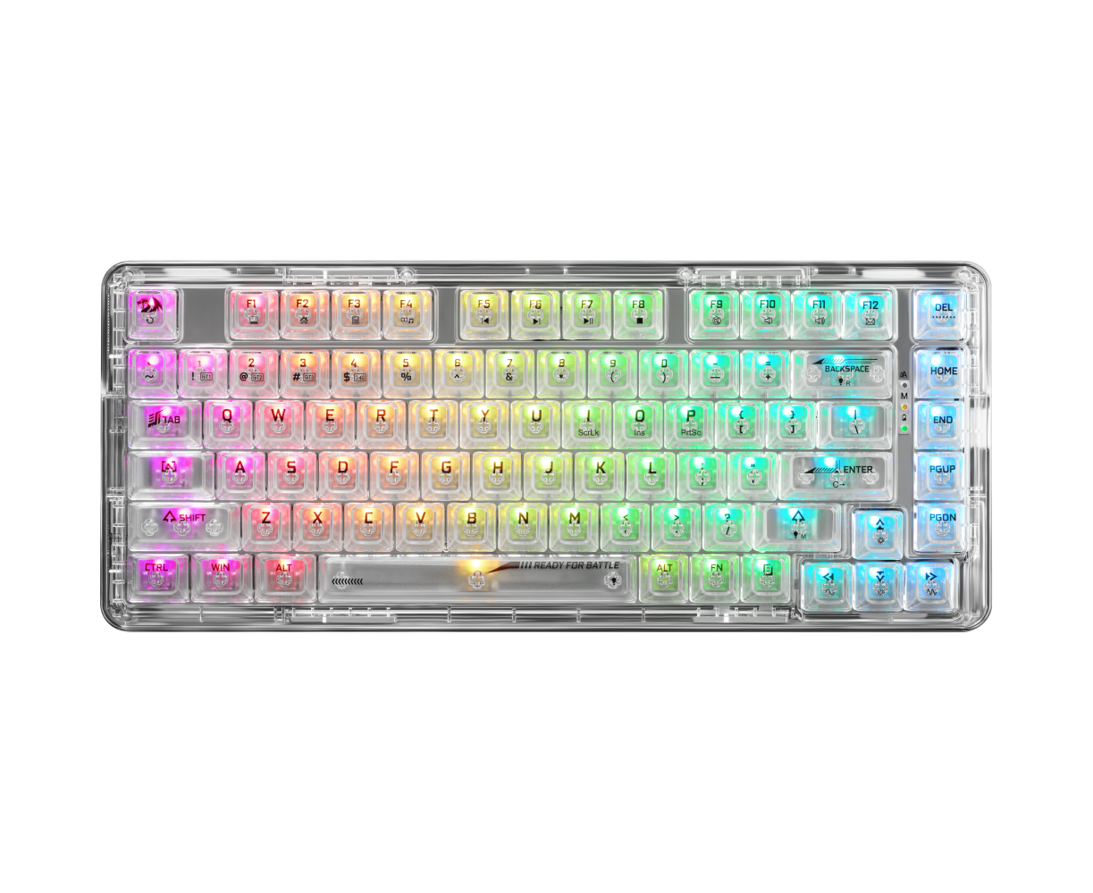 Клавиатура REDRAGON ELF Pro 71688 Wireless RU RGB (белый)
