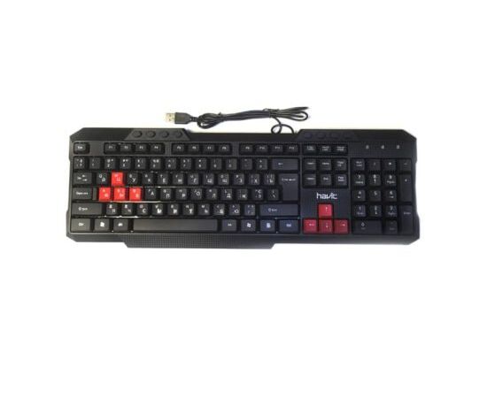 Клавиатура проводная Havit KB613; USB; Черная