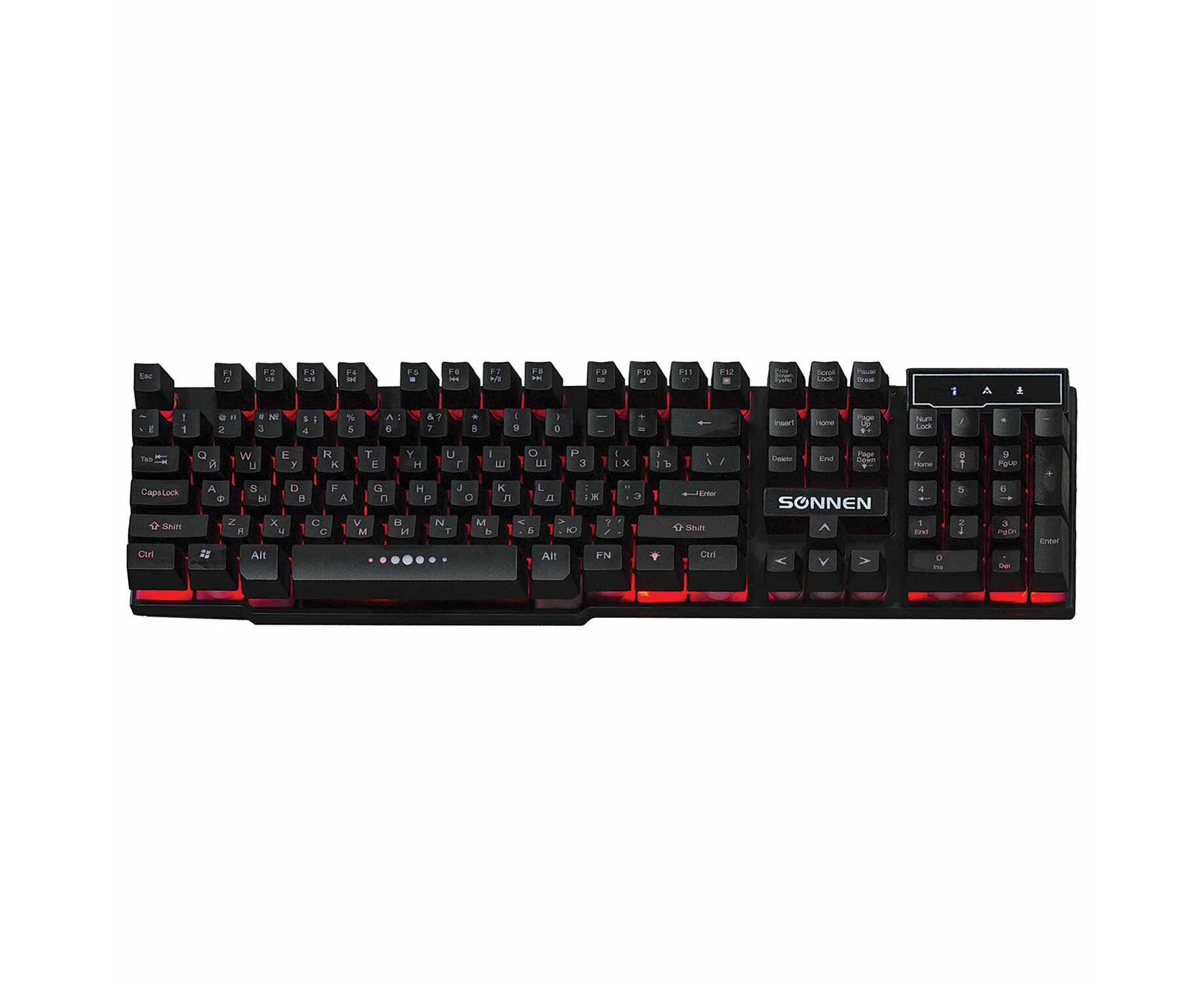 Клавиатура Sonnen KB-7010 (512653) черный