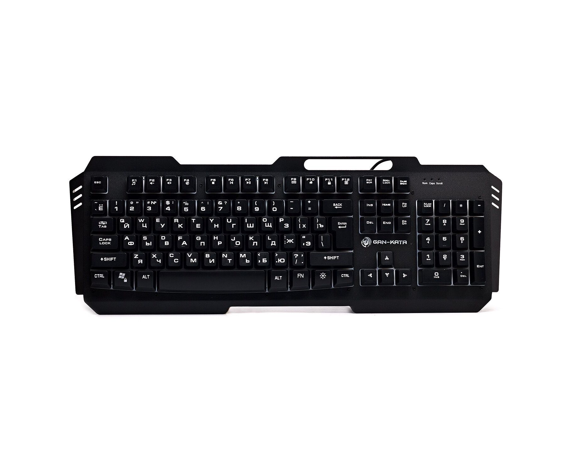 Клавиатура Dialog KGK-26 U Gan-Kata мембранная игровая с RGB подсветкой, корпус металл (black(240209)