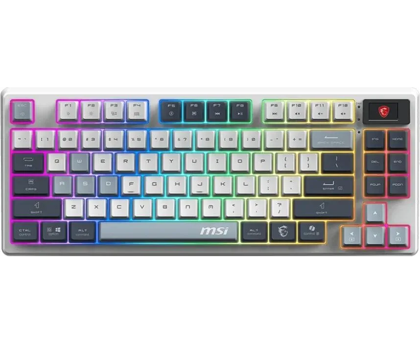 Клавиатура MSI Forge GK600 (S11-43 RUP01-HH9) белый/синий