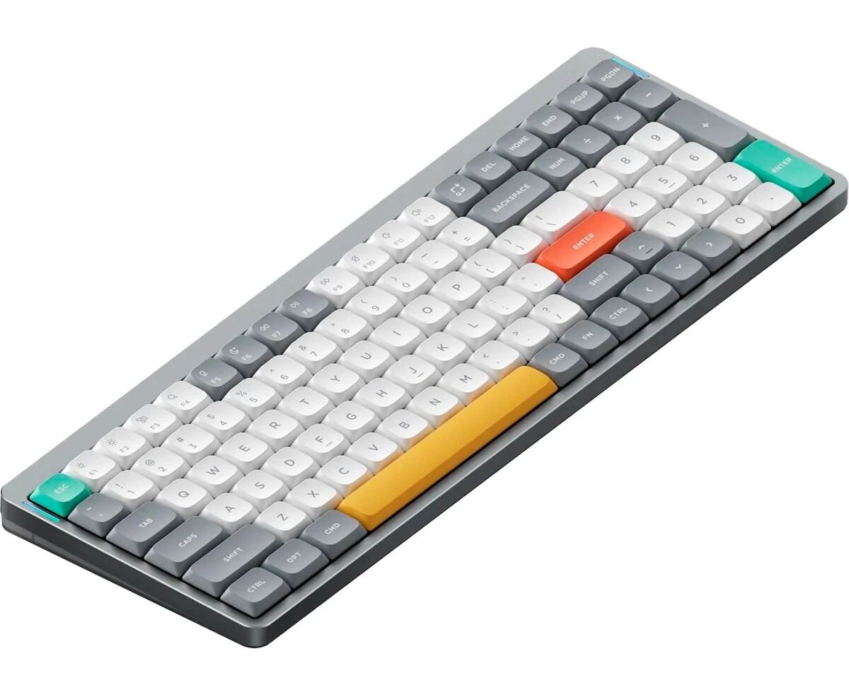 Клавиатура Nuphy AIR96v2-LG-3 Lunar Gray, RGB, Hot Swap, Brown Switch
