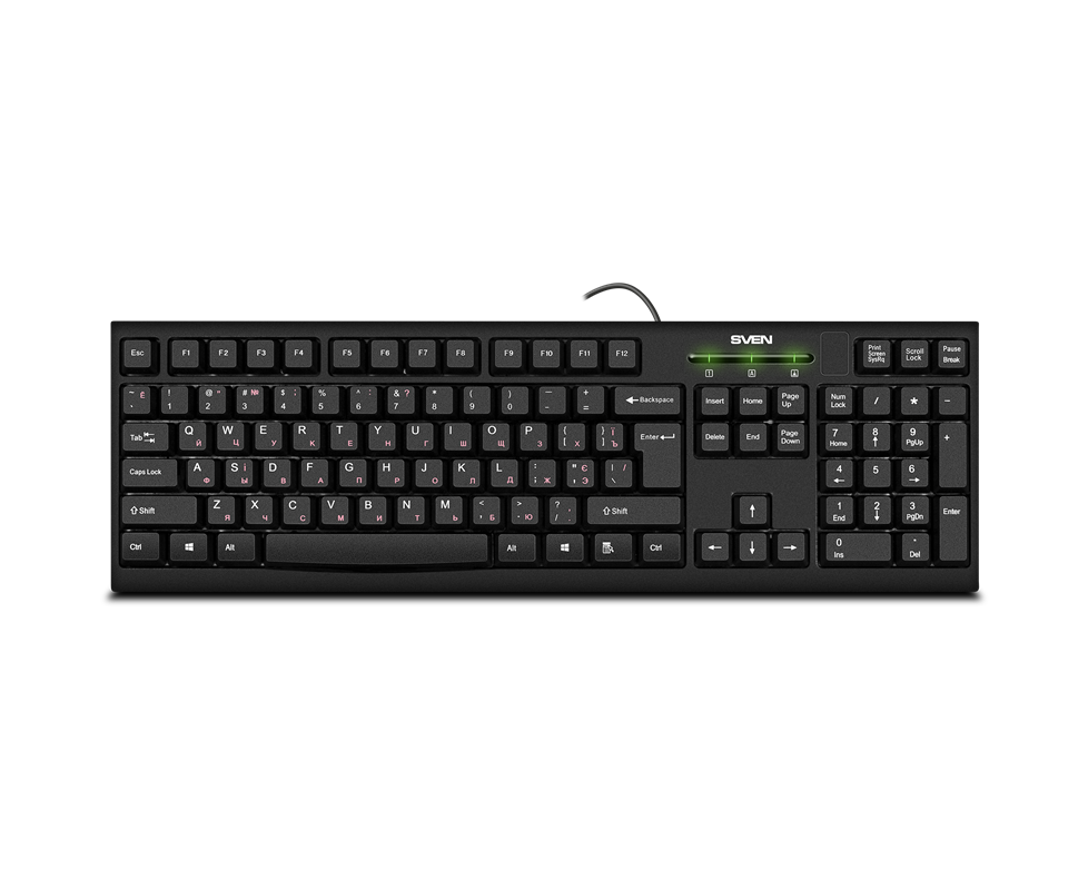 Клавиатура SVEN KB-S300 (SV-015756) черный