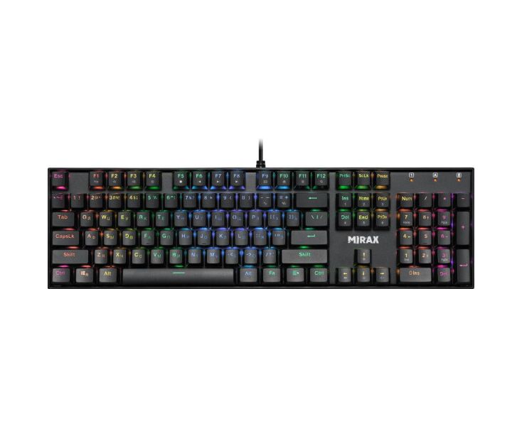 Клавиатура DEFENDER Mirax GK-352, RGB, черн (45352)