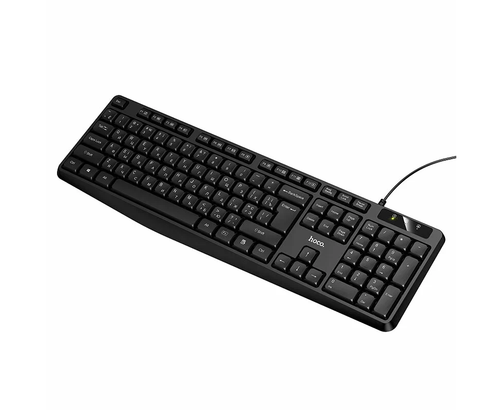 Клавиатура HOCO GM60 Cool wired keyboard (черный)