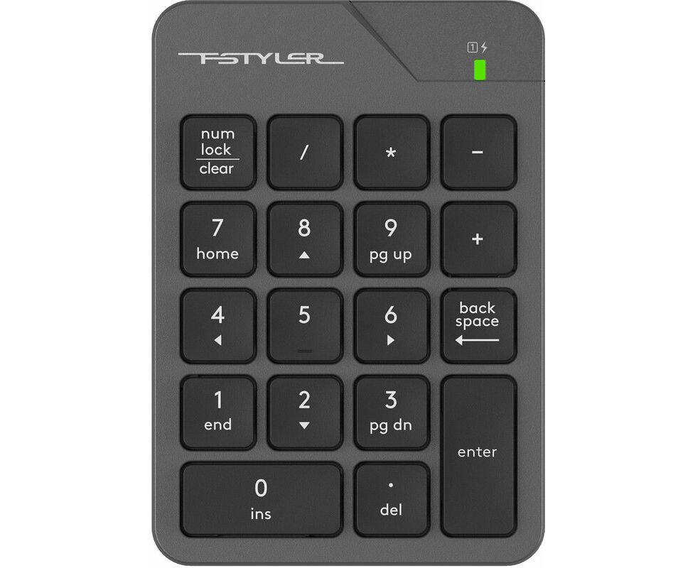 Числовой блок A4 Tech FGK21 C серый