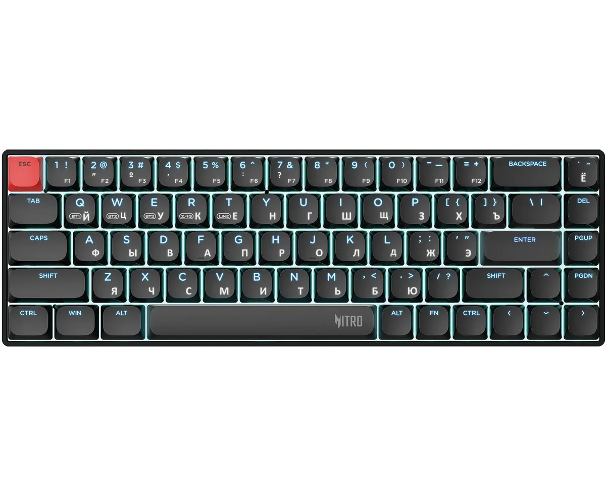 Клавиатура Acer Nitro OKR400 (ZL.KBDEE.01 A) механическая черный USB