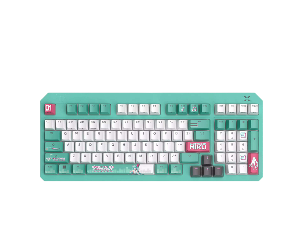 Клавиатура ASUS RA09 TUF Gaming K3 GEN II MIKU/RD/RU/PBT (90 MP0460-BKRA30)