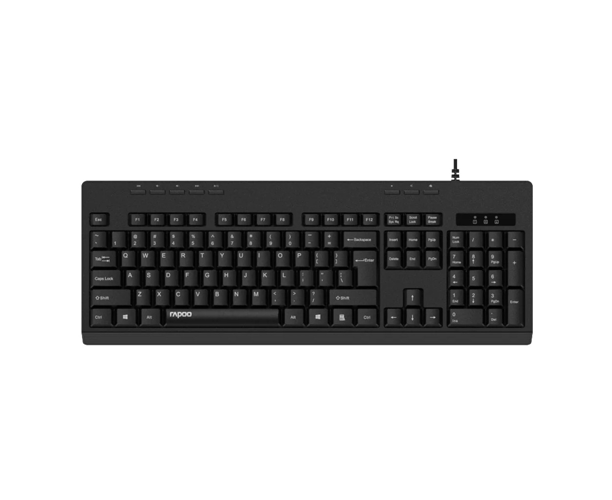 Клавиатура проводная RAPOO NK2400 черный