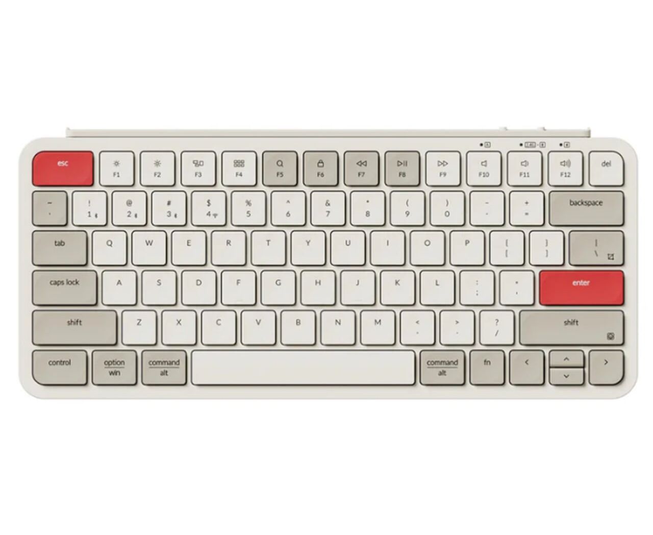 Клавиатура Keychron B1 P-K13 Pro, 77 клавиш, ножничные переключатели Retro Red