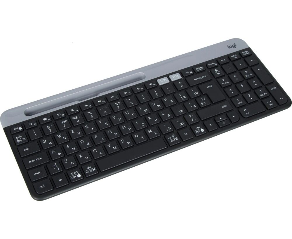 Клавиатура Logitech K580 (920-009208) черный/серебристый USB беспроводная BT/Radio slim Multimedia