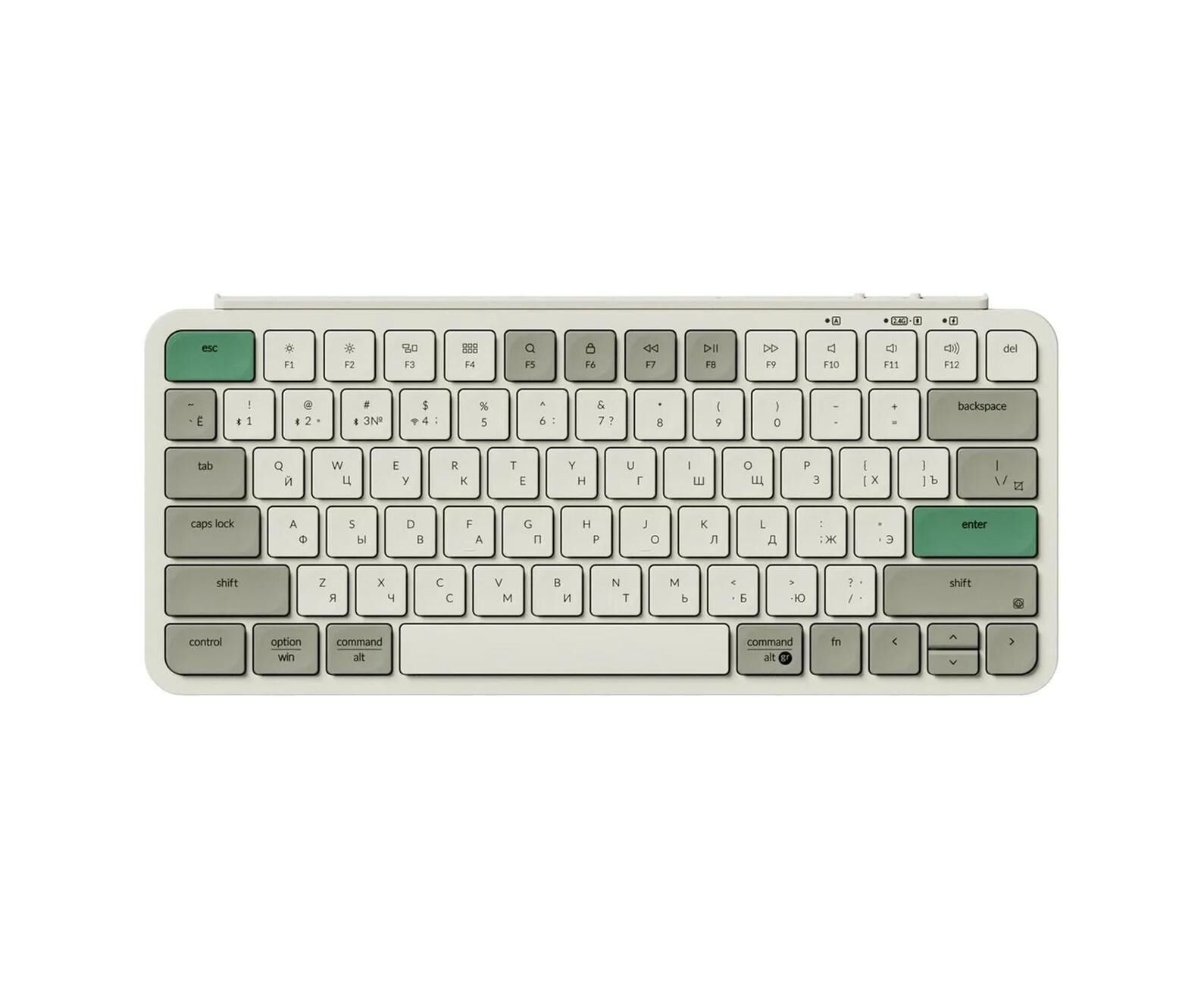 Клавиатура Keychron B1 P-K12 Pro, 77 клавиш, ножничные переключатели Retro Green