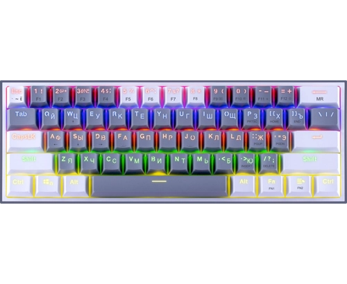 Клавиатура DEFENDER Redragon Fizz Grey/White 70675