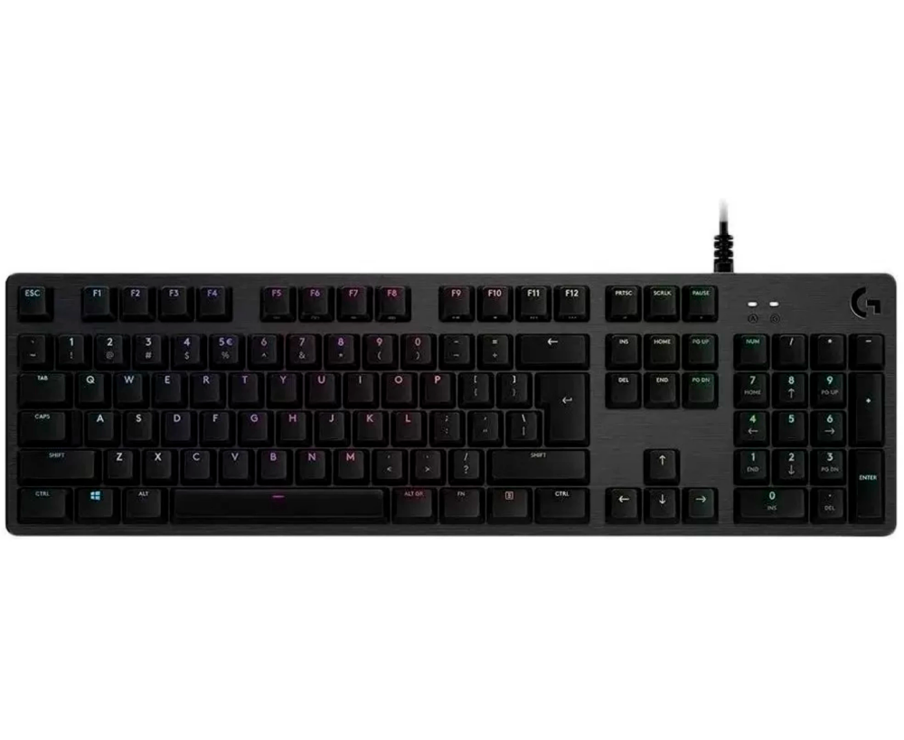 Клавиатура Logitech G512 Red Linear (920-009374) механическая черный USB Multimedia for gamer LED