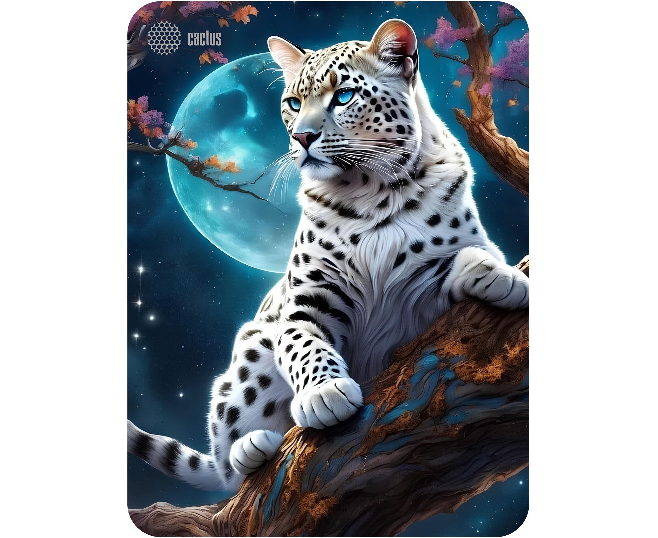 Коврик для мыши Cactus CS-MP-PRO16 XL Snow Leopard