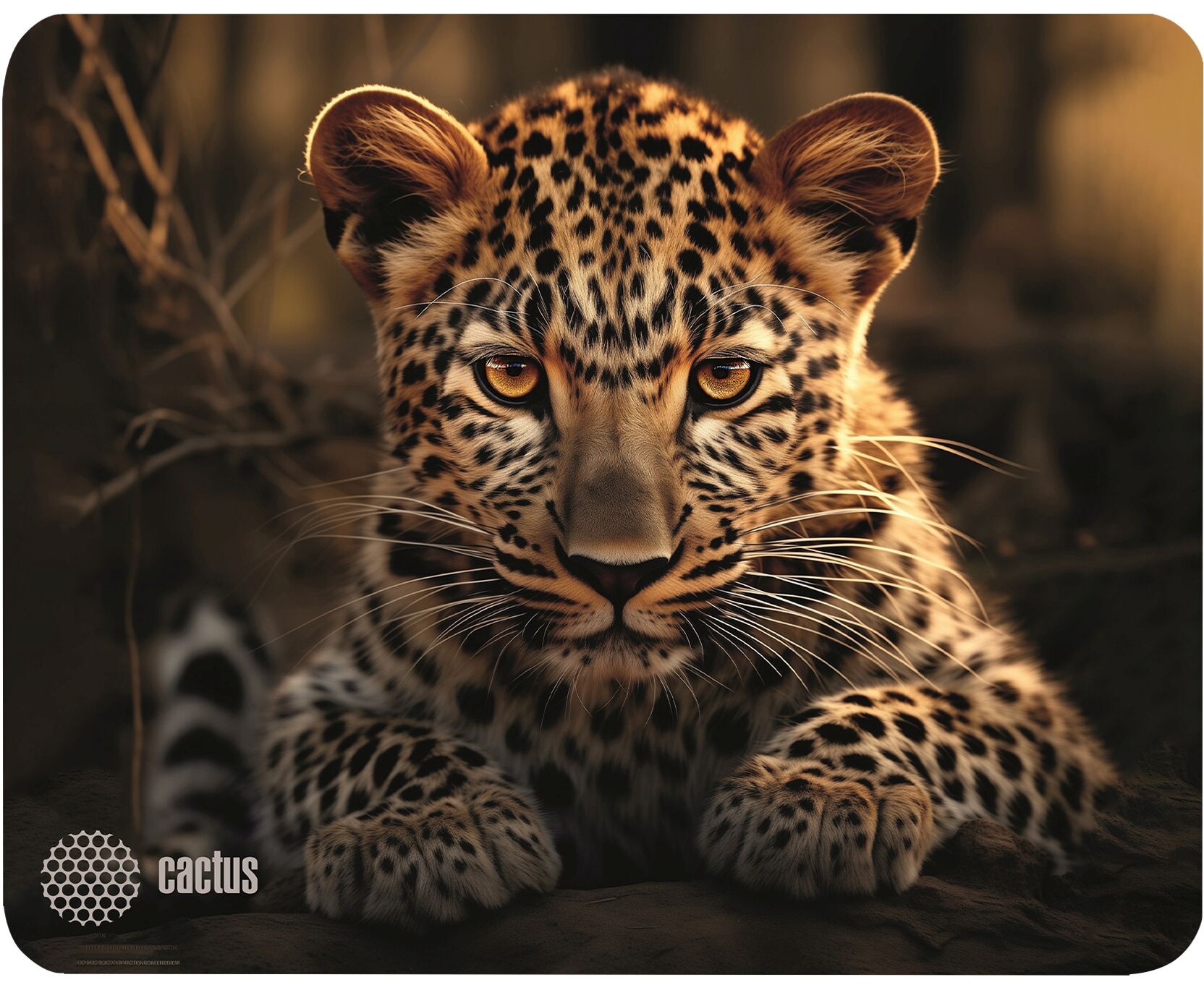 Коврик для мыши Cactus CS-MP-D06 S Leopard 250x200x3мм
