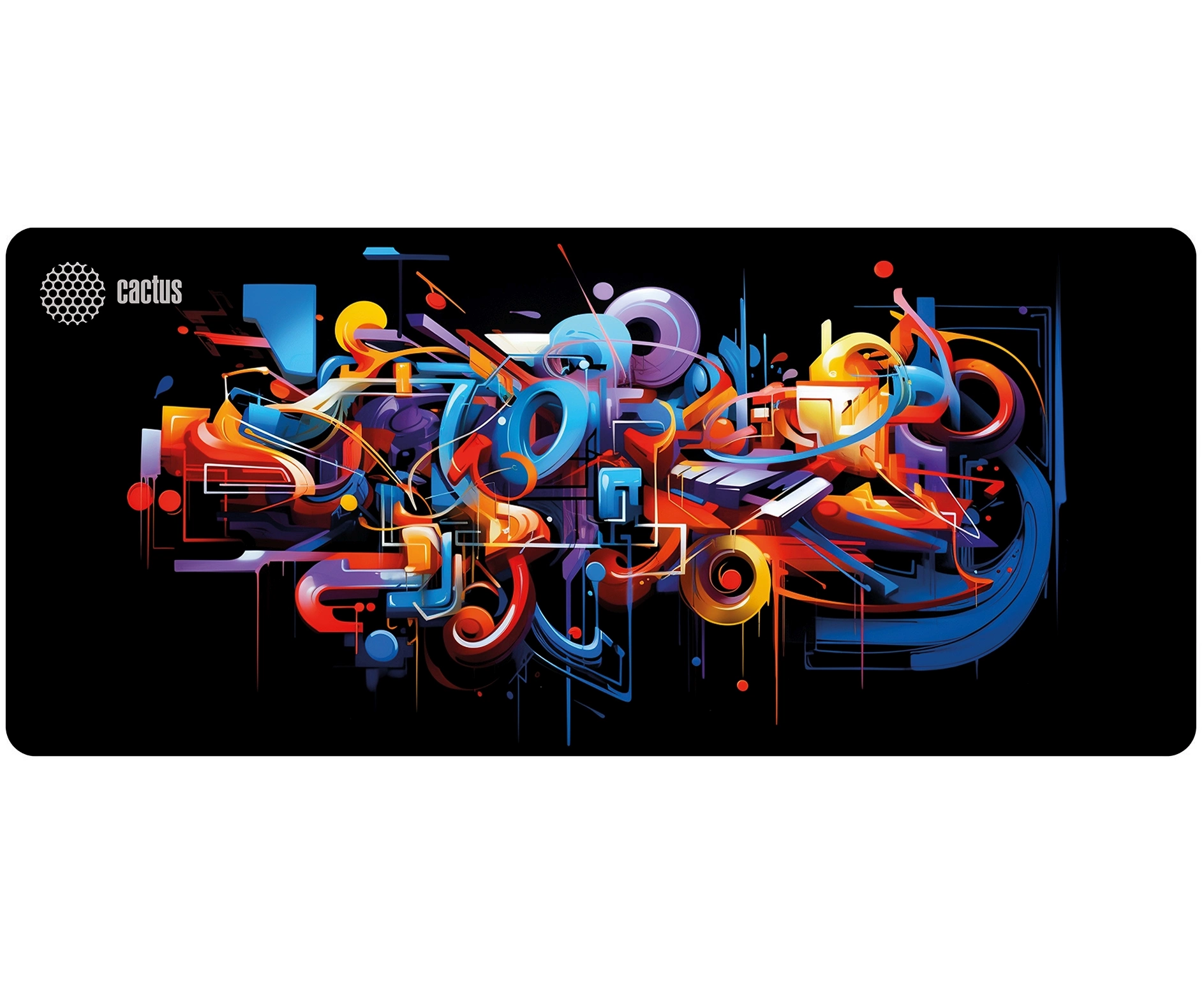 Коврик для мыши Cactus CS-MP-PRO10 ХXL Graffiti 900x400x2мм