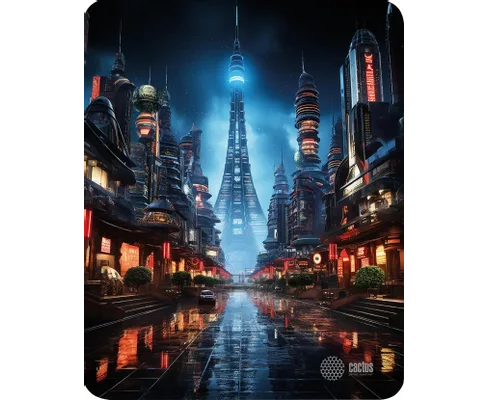 Коврик для мыши Cactus CS-MP-D05 M City 300x250x3мм