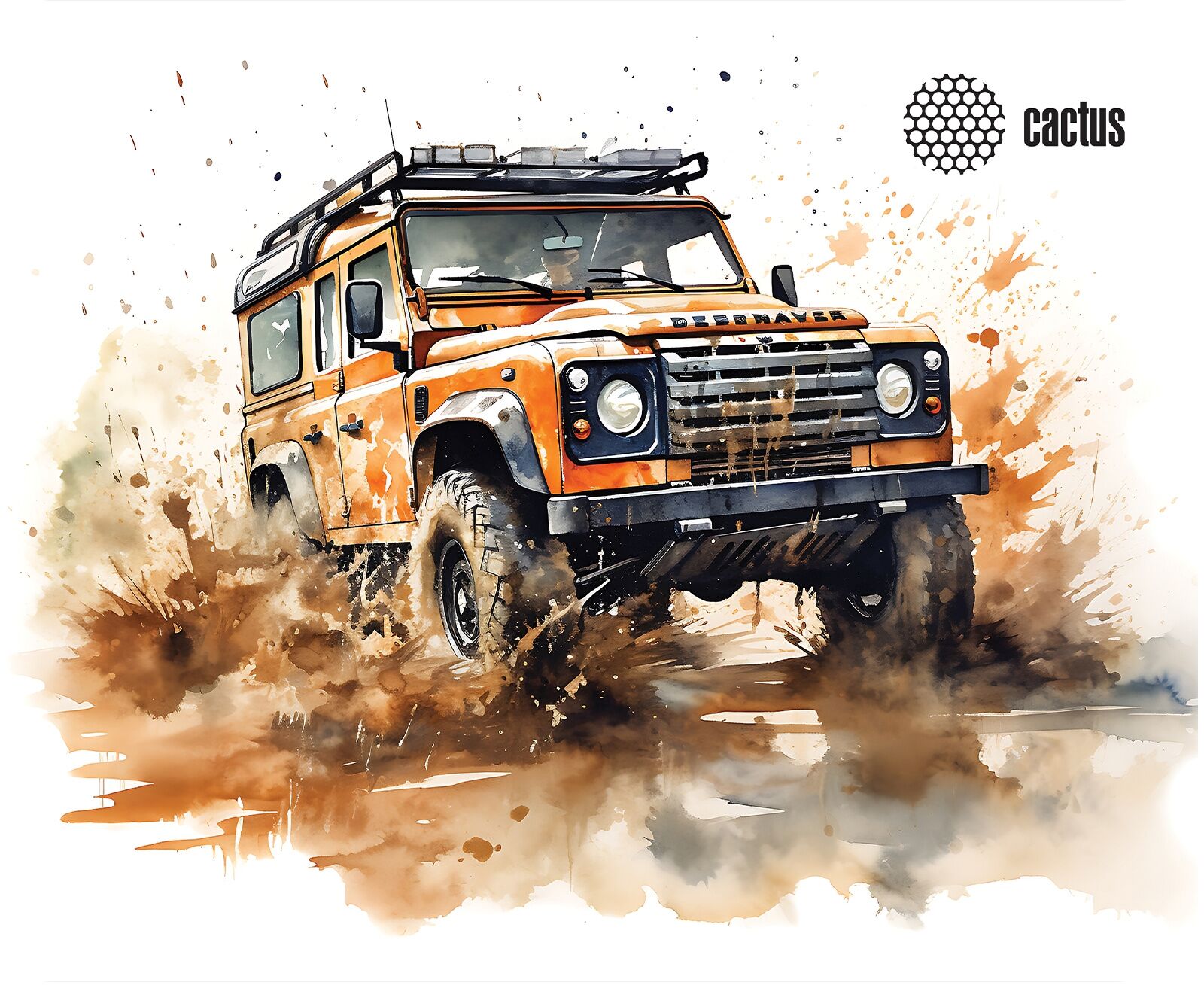 Коврик для мыши Cactus CS-MP-D11 S Jeep 250x200x3мм