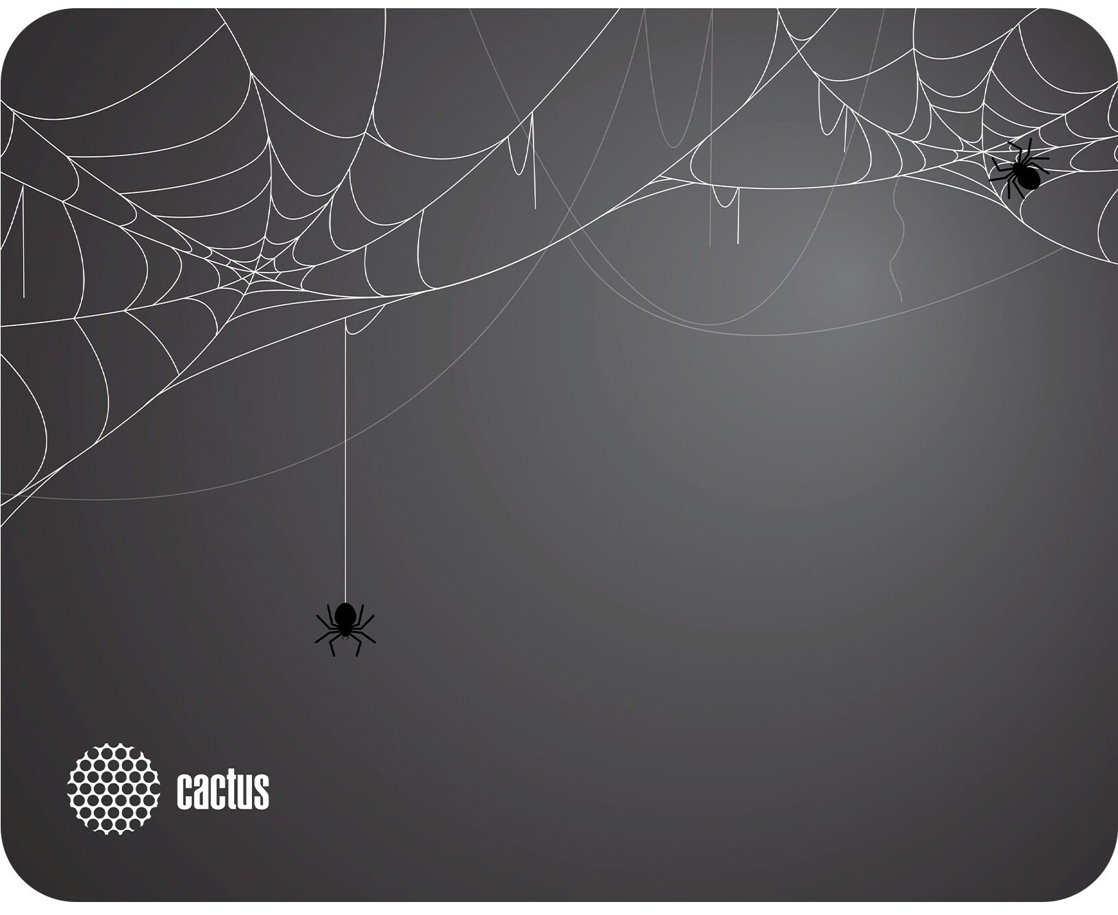 Коврик для мыши Cactus CS-MP-D13 S Spider gray 250x200x3мм