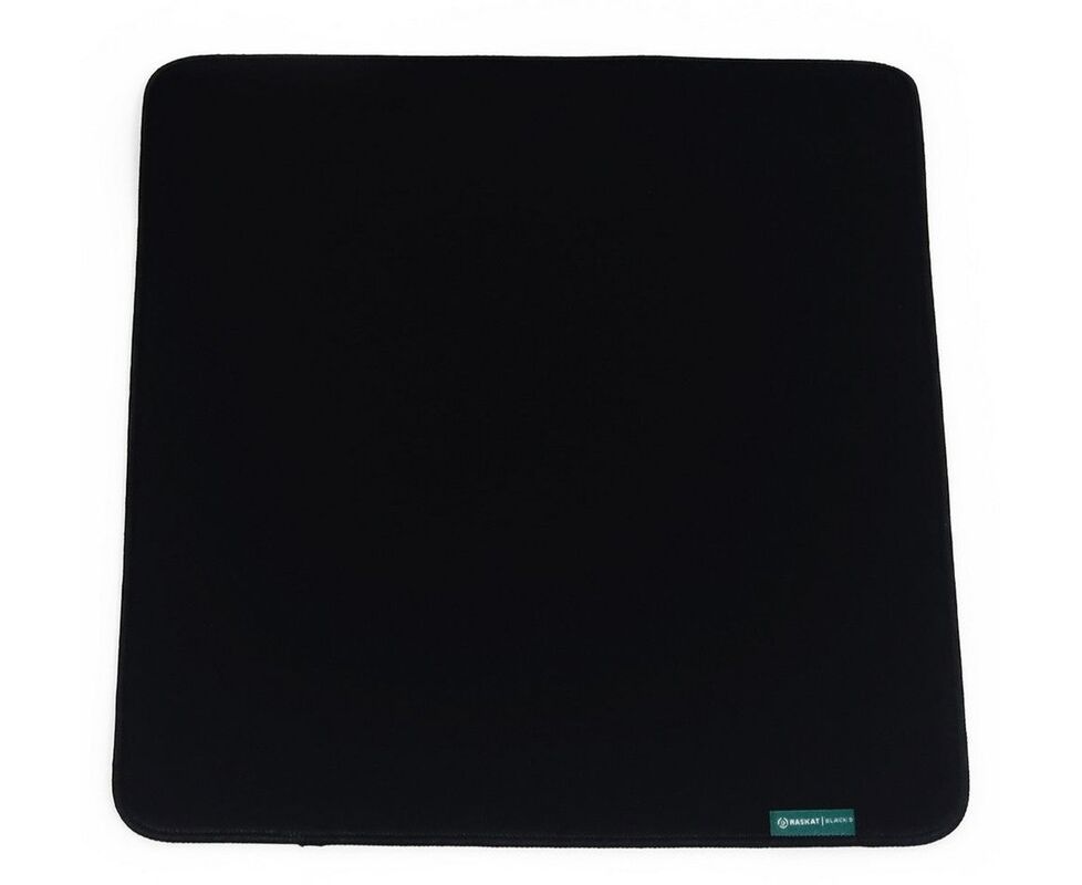Коврик для мышки Raskat Black S 350*300, резина+ткань, прошитый край