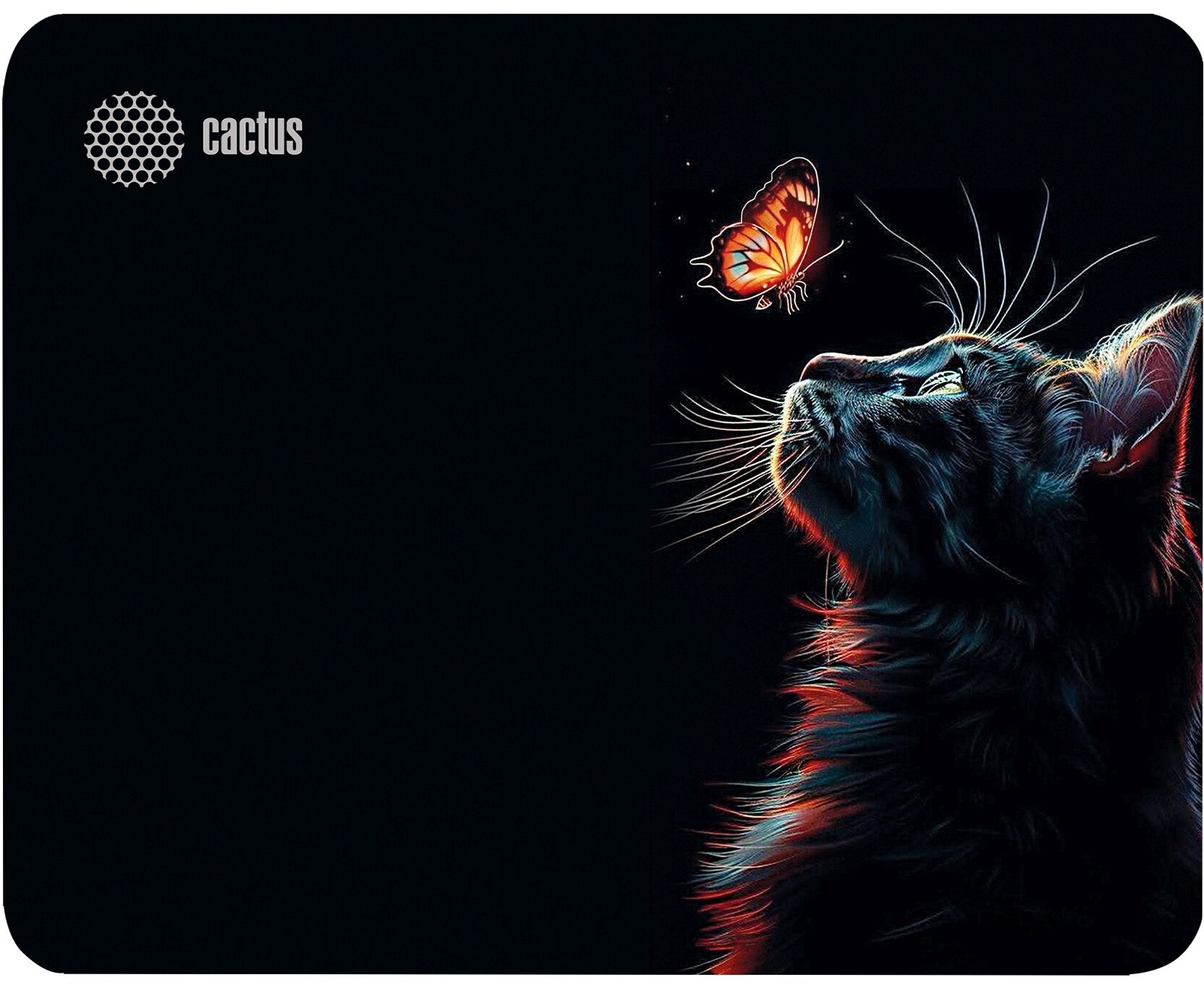 Коврик для мыши Cactus CS-MP-P12 XS Night Cat 220x180x2мм