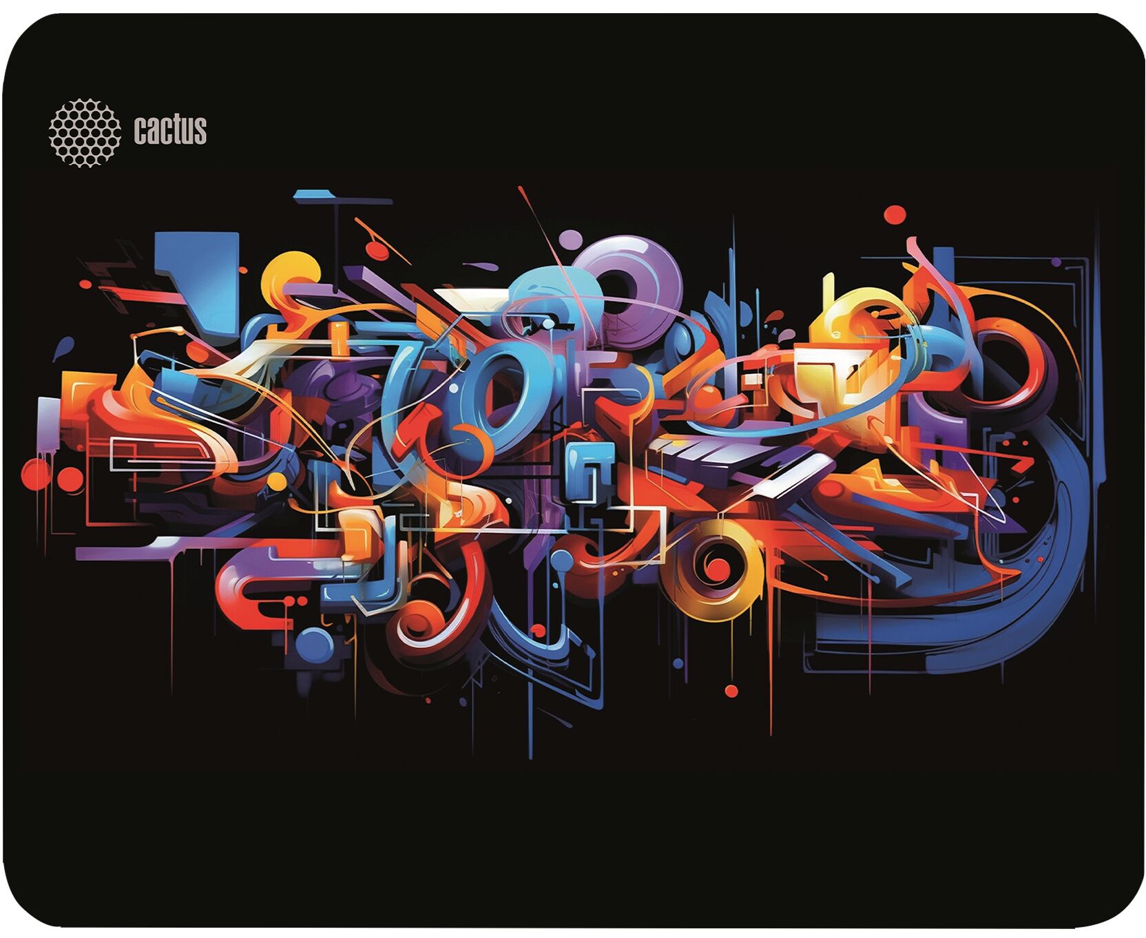 Коврик для мыши Cactus CS-MP-PRO10 XL Graffiti 400x300x3мм