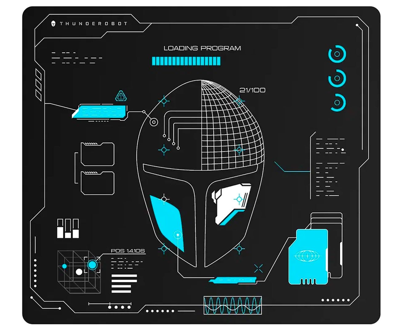 Коврик для мыши Thunderobot MC4 Blueprint (JM03 NL00 BRU)