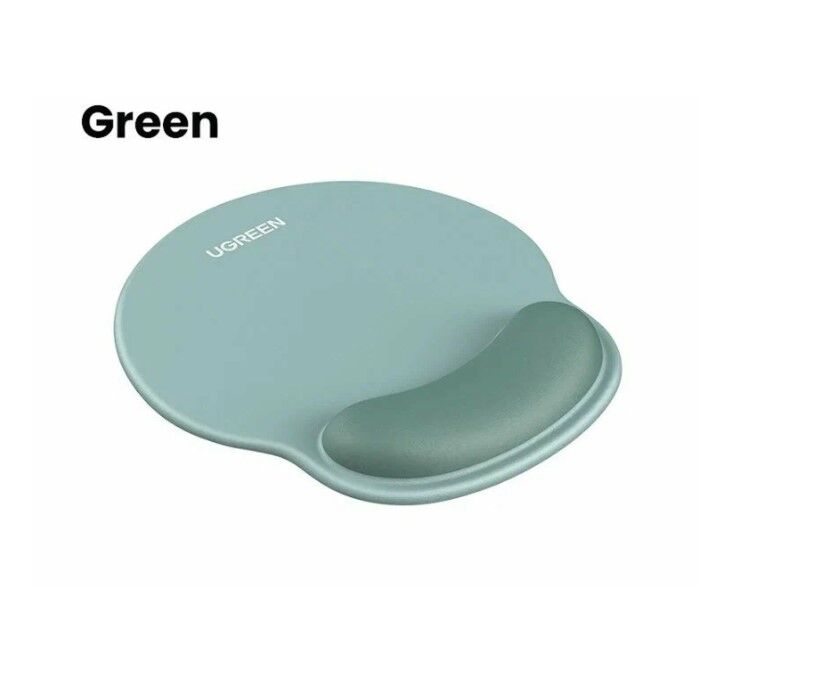 Коврик для мышки UGREEN LP668 (25243) Ergonomic Mouse Pad зелёный
