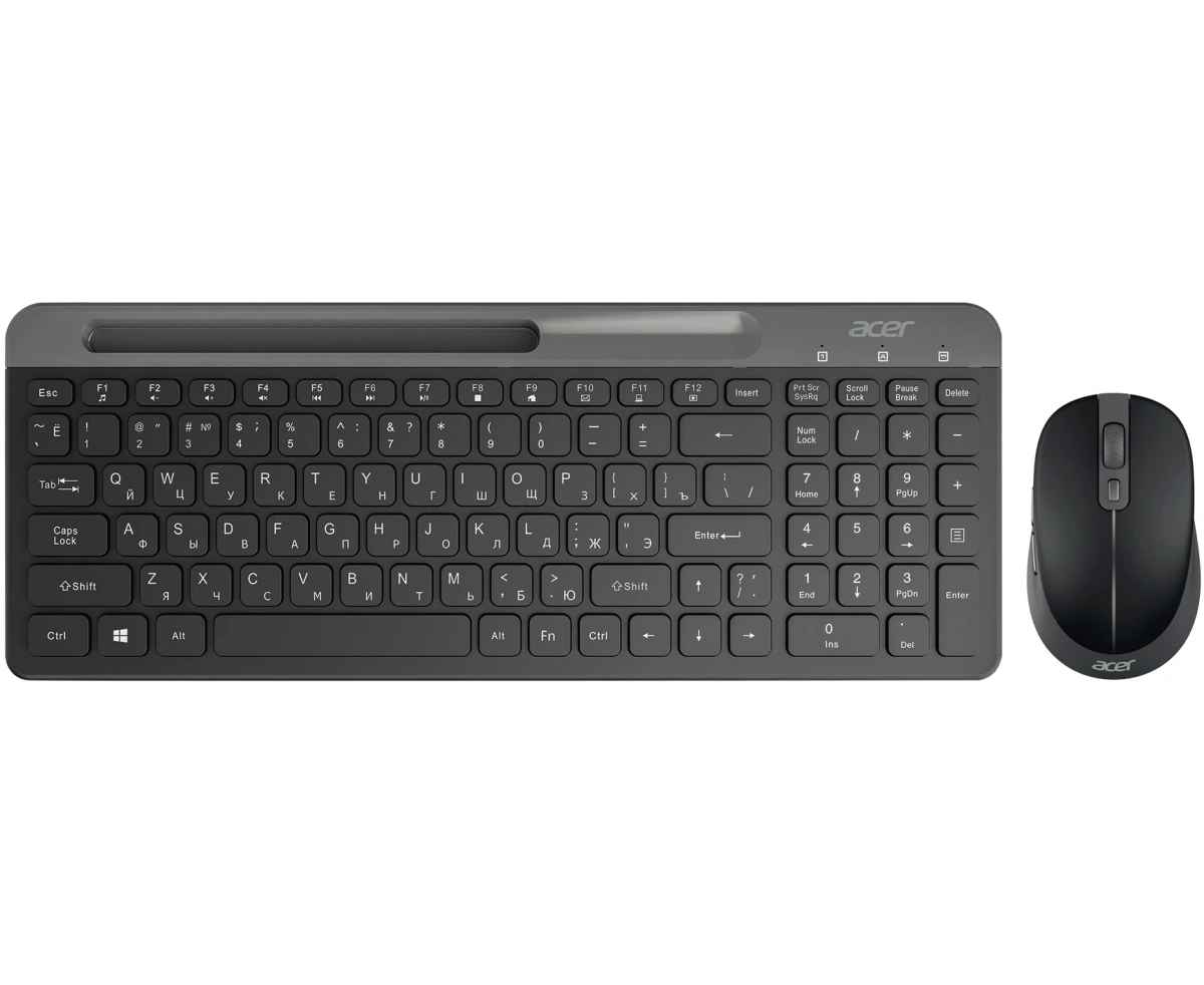 Клавиатура + мышь Acer OCC402 (ZL.ACCCC.018) клав черный мышь черный USB беспроводная slim Multimedia