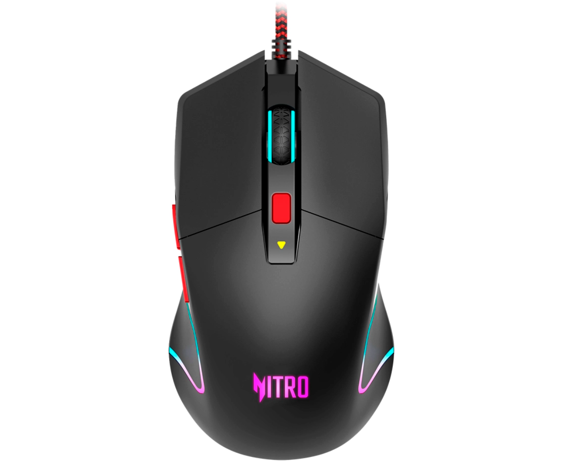 Мышь Acer Nitro OMW301 (ZL.MCECC.024) черный (7200dpi) USB (6but)