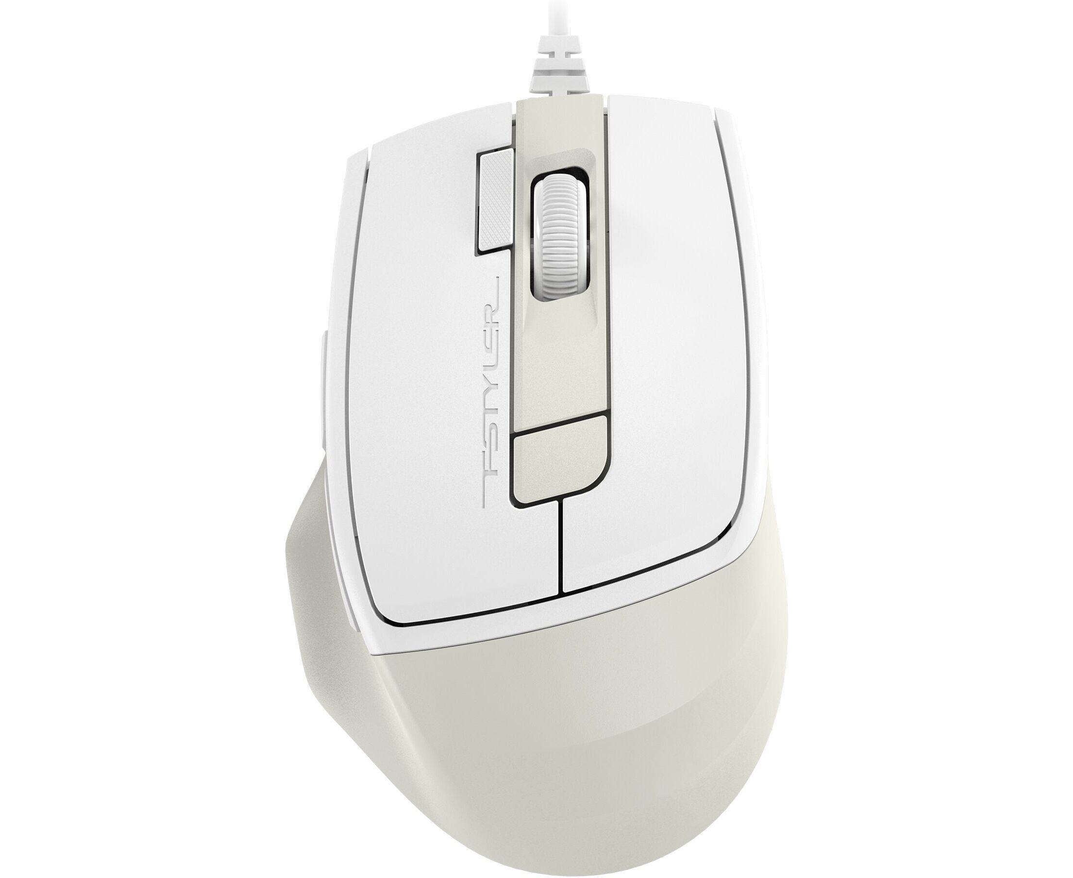 Мышь A4 Tech Fstyler FM45 S Air бежевый оптич. 2400dpi silent USB 7but (FM45 S AIR USB (CREAM BEIGE))