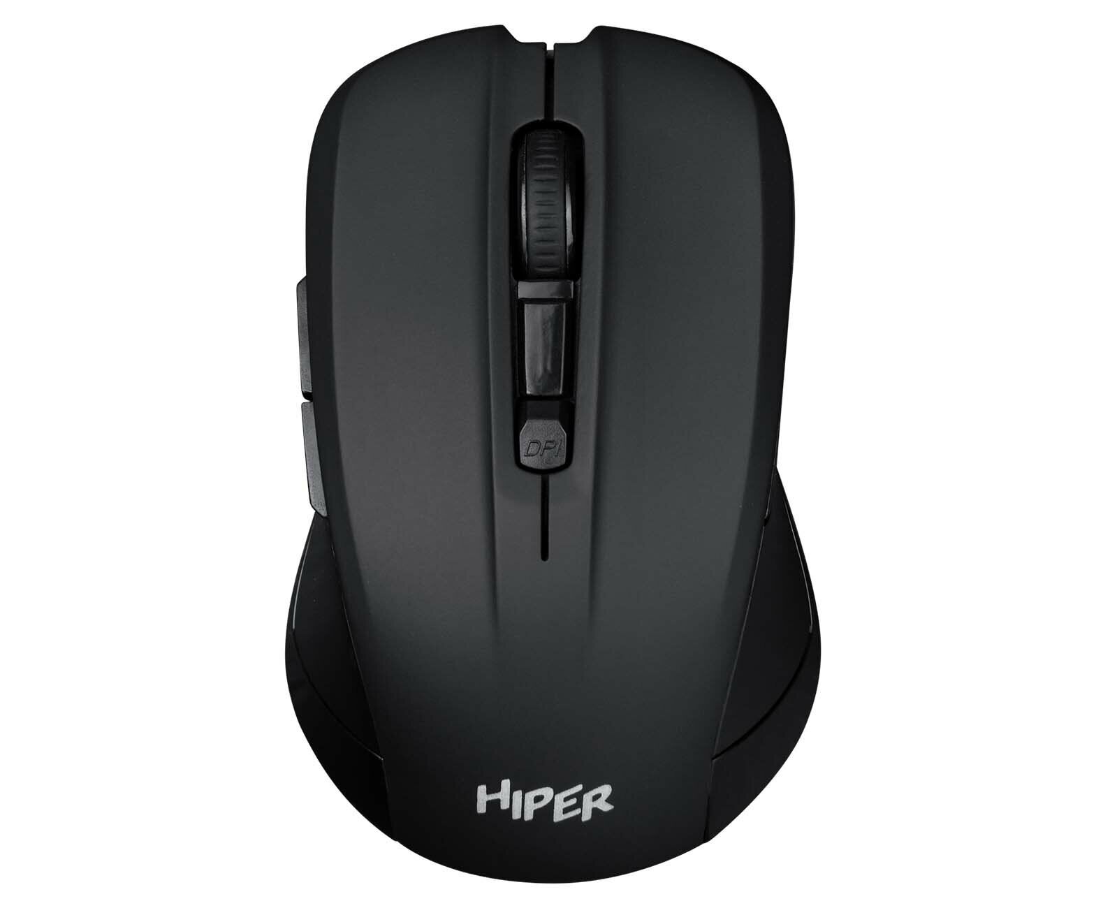 Мышь беспроводная HIPER HOMW-101-BT 1600dpi, черный