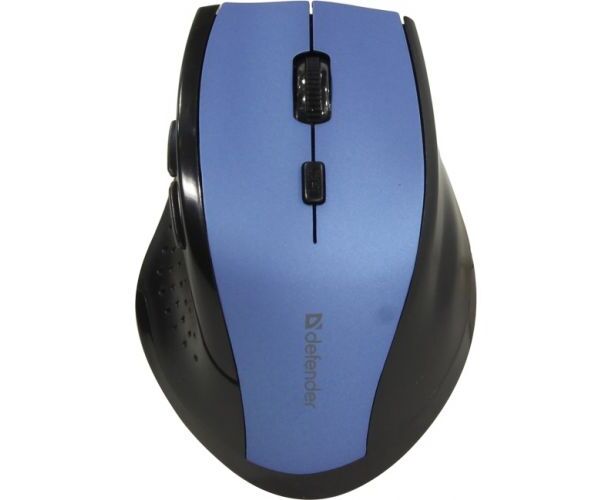 Мышь DEFENDER Accura MM-365 Blue, Wireless, 6 кн., 1600 dpi, USB
