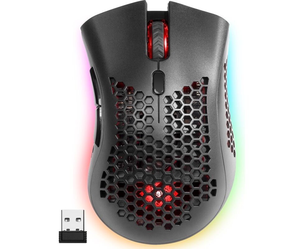 Мышь DEFENDER Warlock GM-709 L RGB 52709, черный