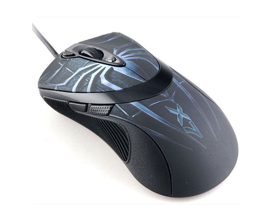 Мышь A4 TECH Oscar Editor XL-747 H рисунок/голубой USB