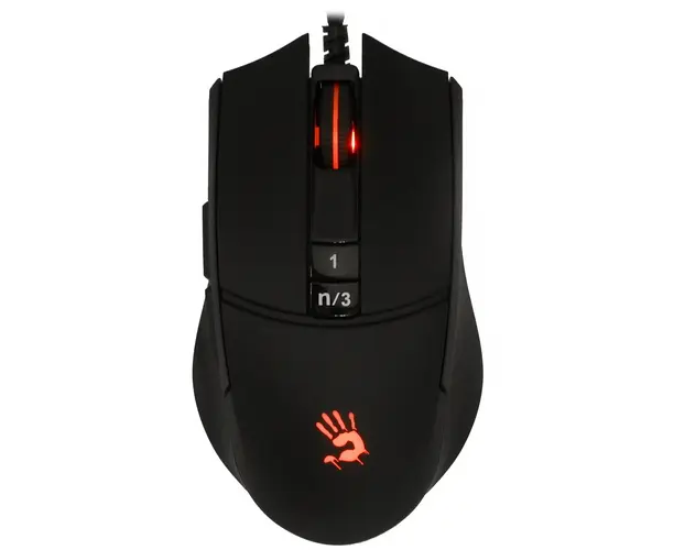 Мышь A4 Tech Bloody L65 Max черный оптическая (12000dpi) USB (6but) L65 MAX/STONE BLACK