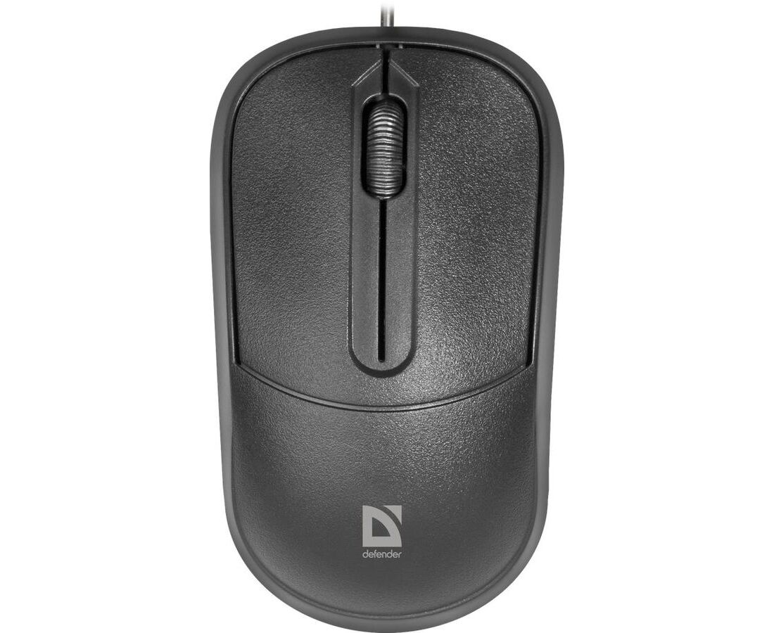 Мышь Defender Patch ISA-531 Black, 3 кн., 1000 dpi, USB