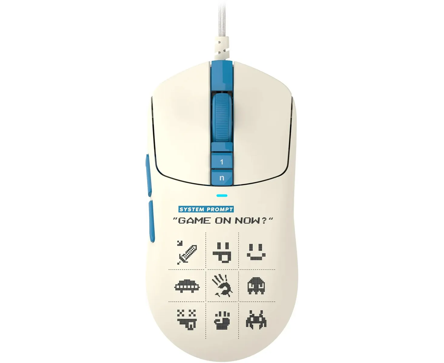 Мышь A4 Tech Bloody W72 Ultra Pixels Blue рисунок/бежевый/голубой оптич. 20000dpi USB 6but (W72 ULTRA