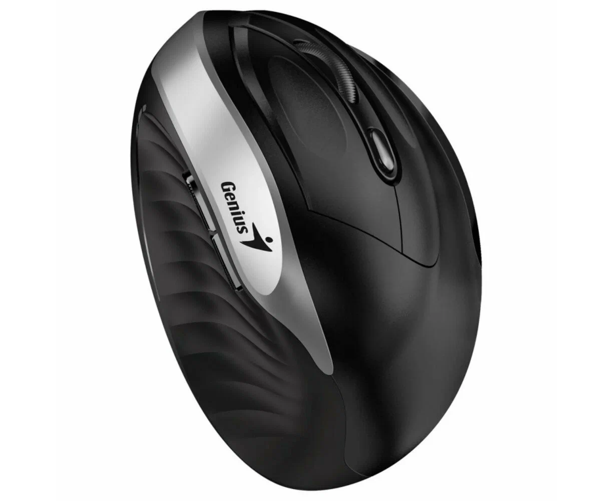 Мышь беспроводная Genius Ergo 8250 S Silver Grey/Black