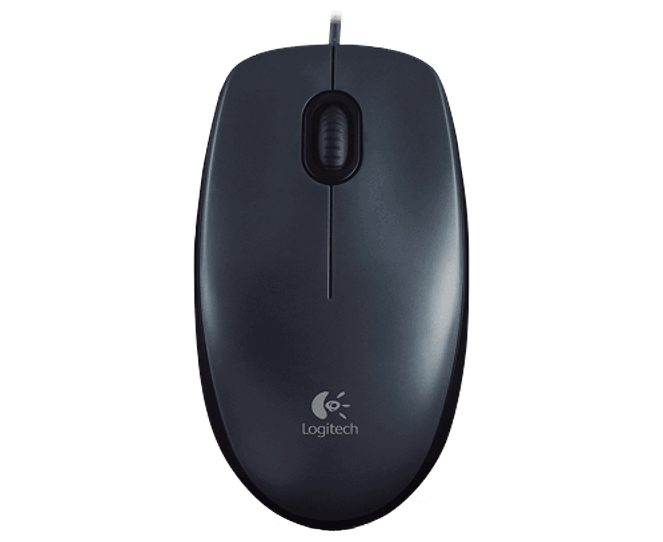 Мышь Logitech M100 (910-005006) USB Optical Wired Dark Grey