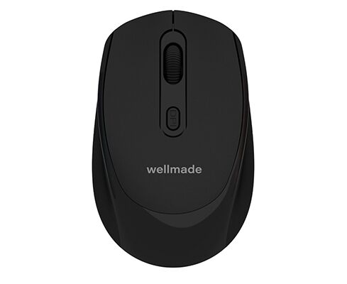 Мышь оптическая беспроводная WELLMADE M03 черная