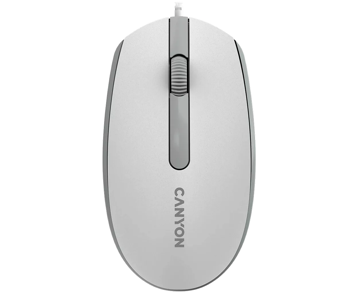 Мышь проводная Canyon M-10 (CNE-CMS10 WG) Белый/Серый (White Gray)