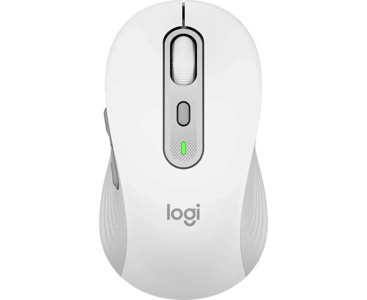 Мышь Logitech M750 910-006271 белый оптическая 4000dpi беспроводная BT/Radio USB 5but