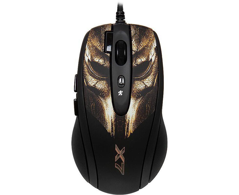 Мышь A4 Tech XL-750 BH Bronze&Black, X7 Laser, 3600dpi, 6but, USB, оптическая
