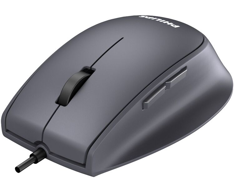 Мышь проводная Philips SPK7327 (SPK7327 B/60) Чёрный