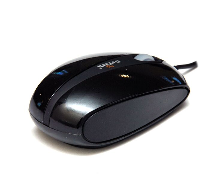 Мышь De Tech DE-2096 Rubber&Shiny Red